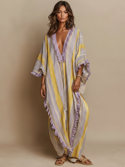 Lumi | Vestido Maxi a Rayas