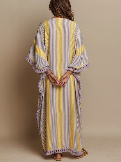 Lumi | Vestido Maxi a Rayas