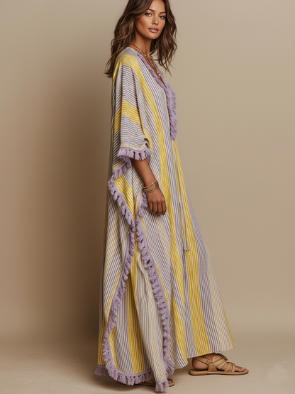 Lumi | Vestido Maxi a Rayas