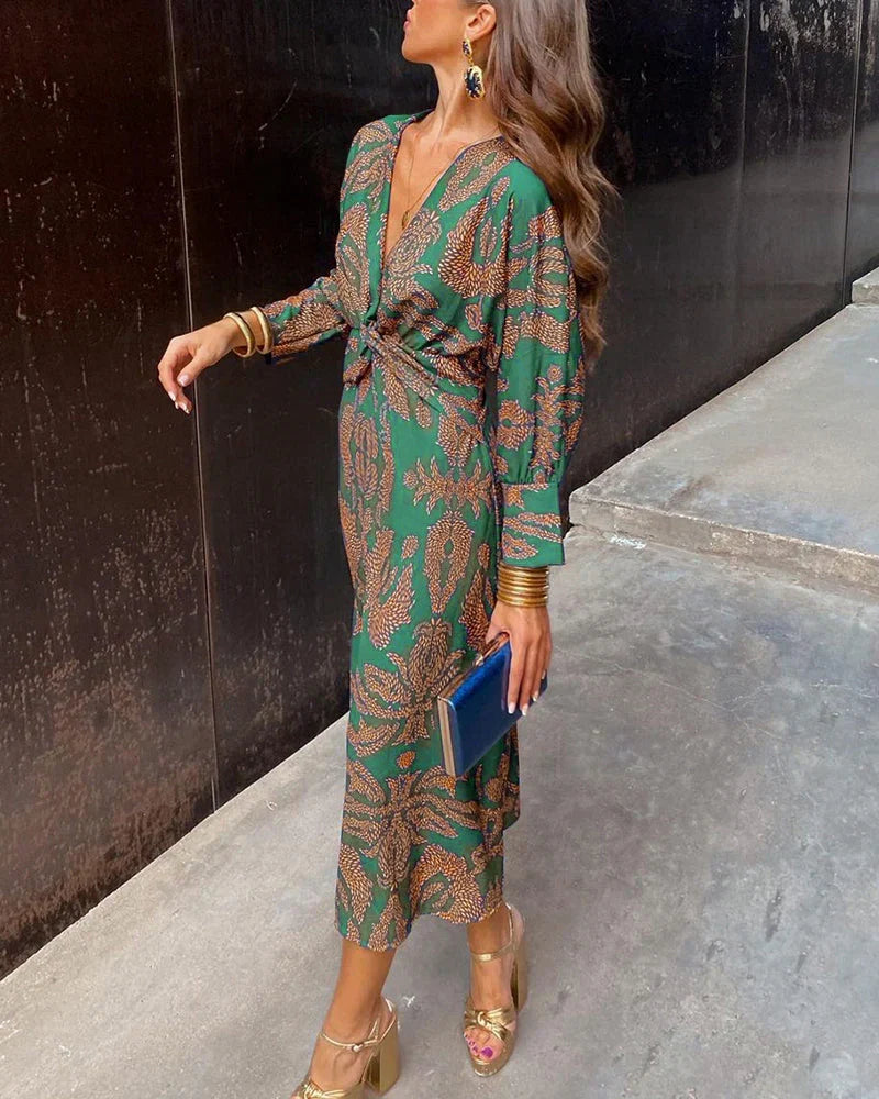 Chloe | Elegante Vestido Estampado