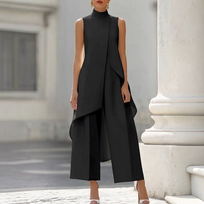Vera | Conjunto Elegante con Vuelos Asimétricos