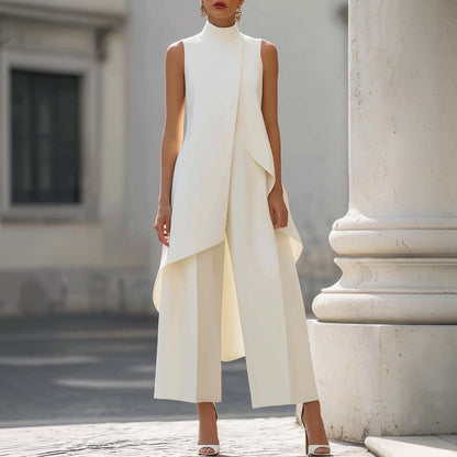 Vera | Conjunto Elegante con Vuelos Asimétricos