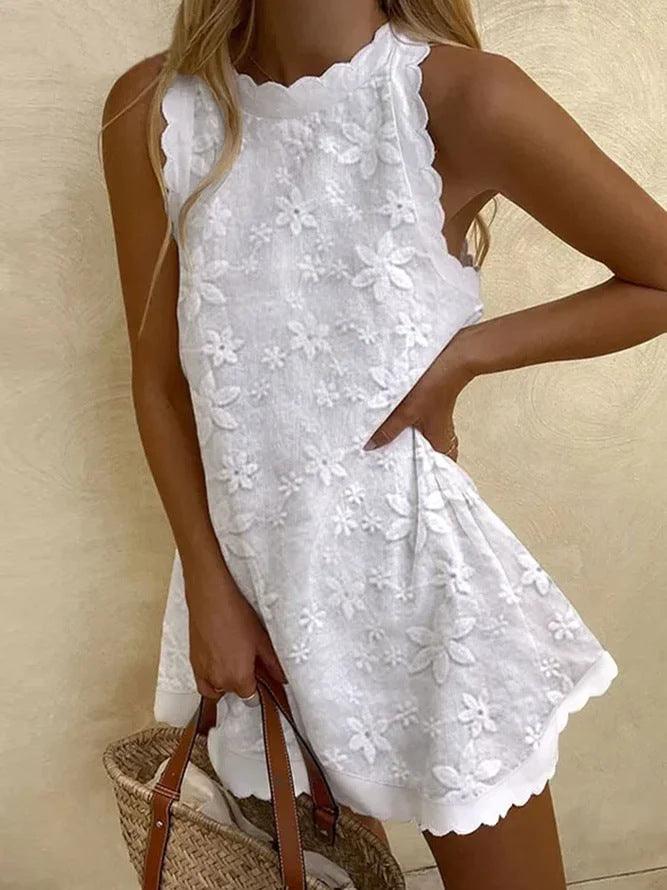 Elsa | Vestido elegante con estampado de flores