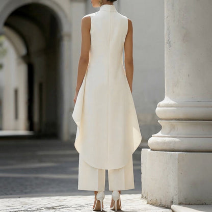 Vera | Conjunto Elegante con Vuelos Asimétricos