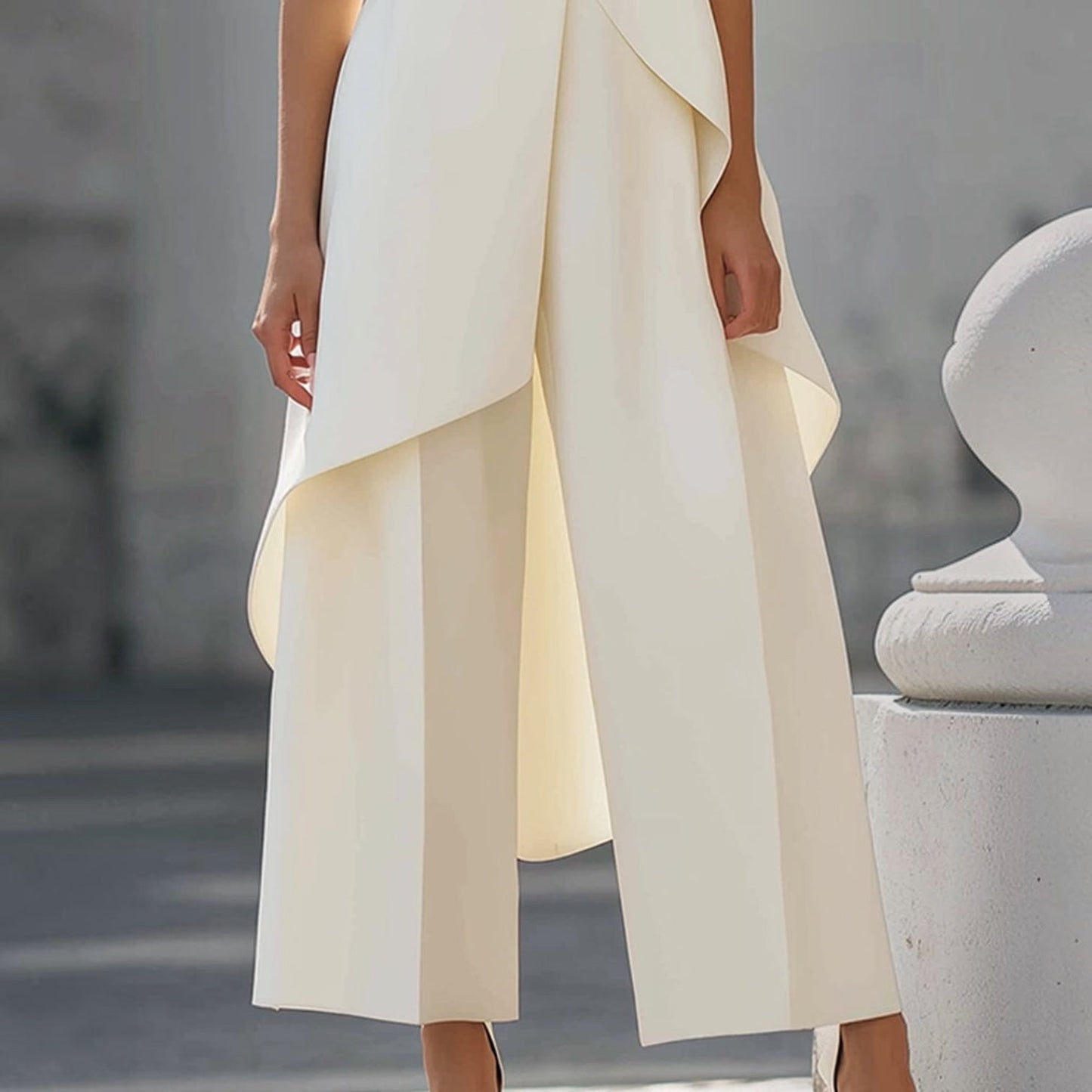Vera | Conjunto Elegante con Vuelos Asimétricos