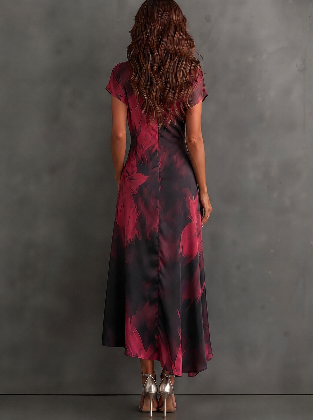Emma | Vestido con estampado bicolor