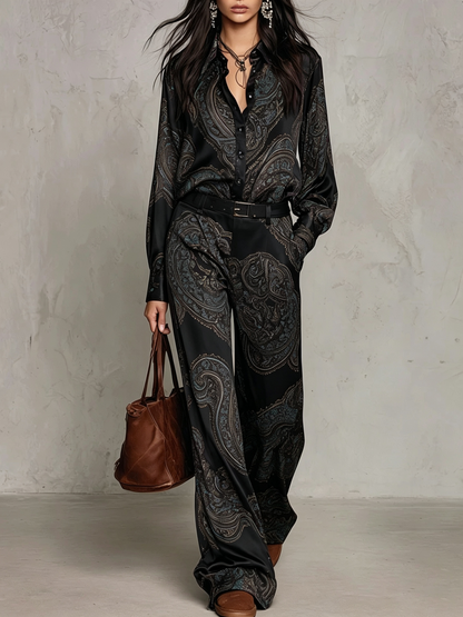 Zara | Conjunto con Estampado Paisley