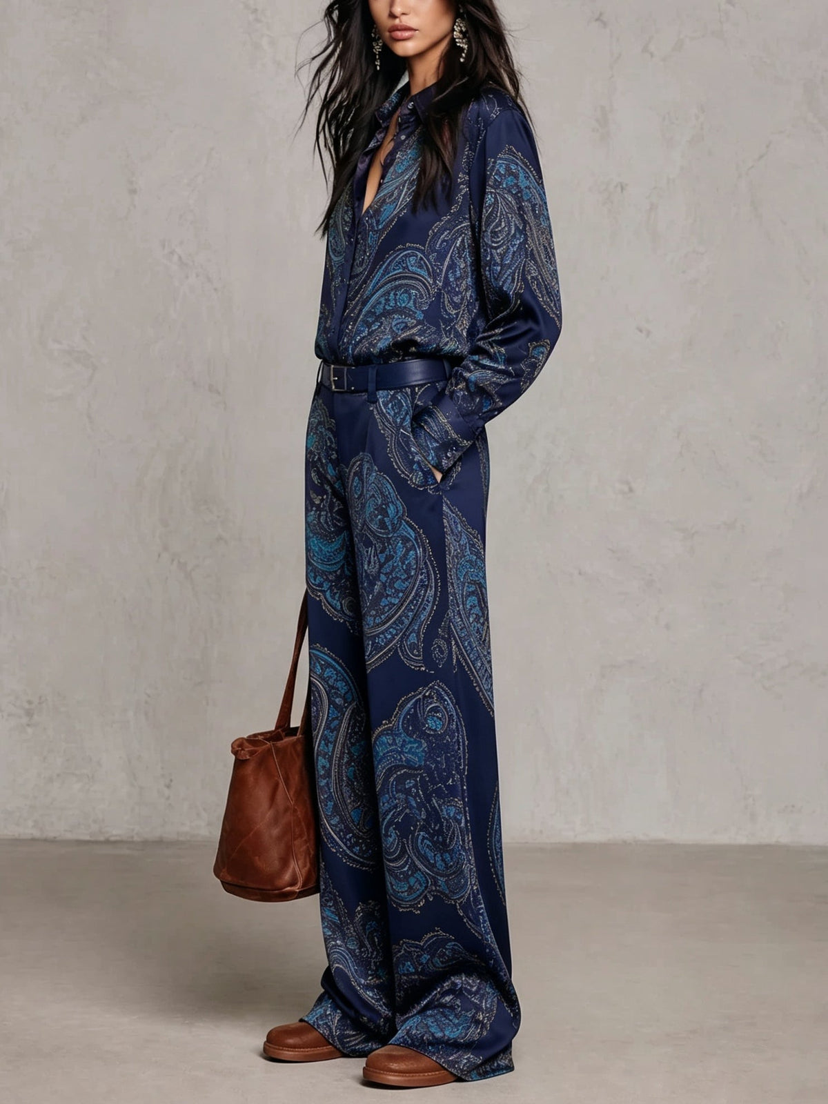 Zara | Conjunto con Estampado Paisley