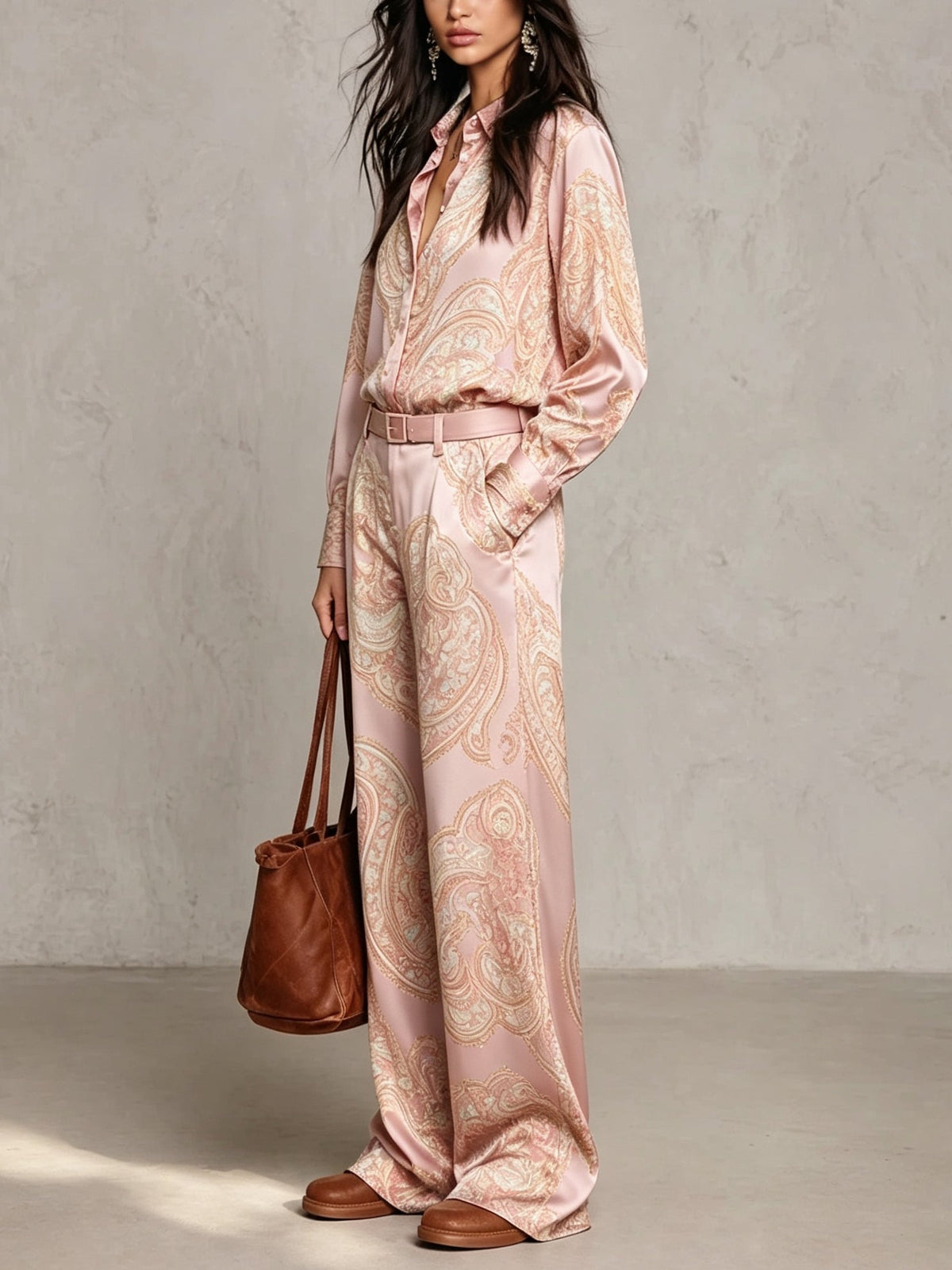 Zara | Conjunto con Estampado Paisley