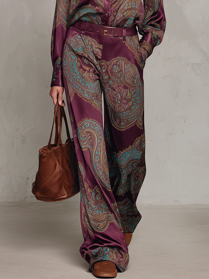 Zara | Conjunto con Estampado Paisley